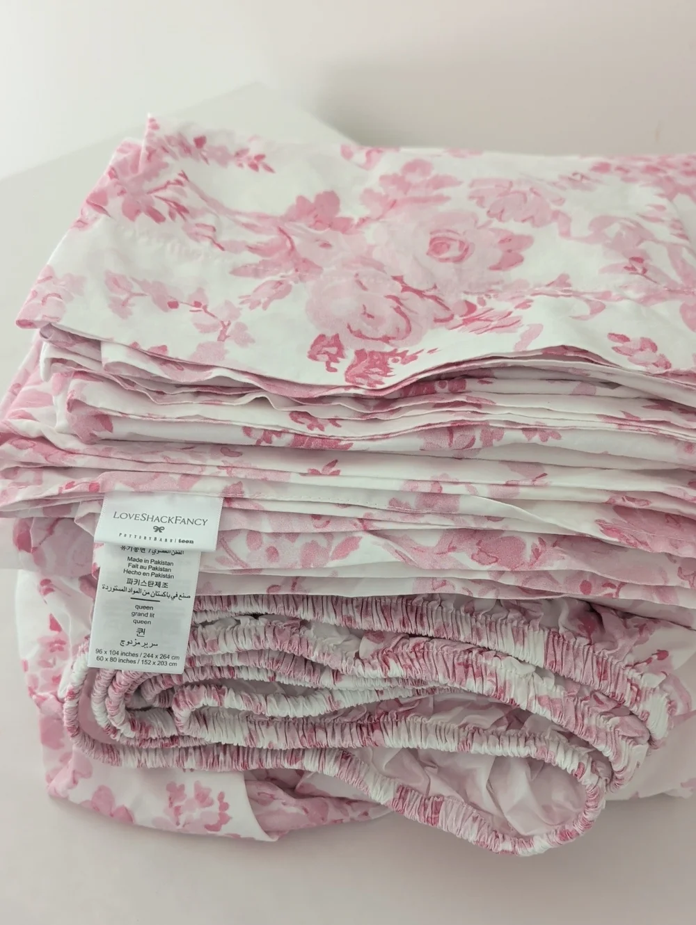 LoveShackFancy By Pottery Teen Queen Sheet Set